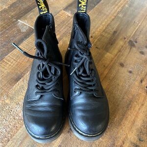 Dr. Martens 1460 Black Leather Boots Youth size 1